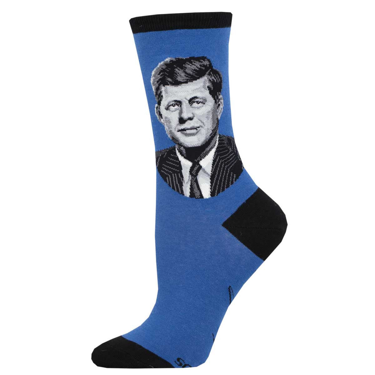 Portrait John F. Kennedy (Blue) Women¡¯s Crew Socks