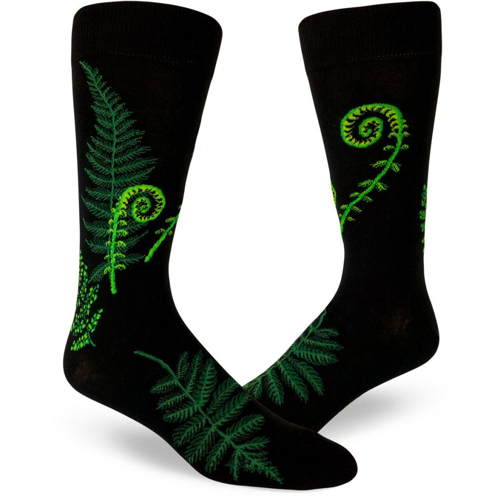 Fiddlehead and Fern Men's Crew Sock