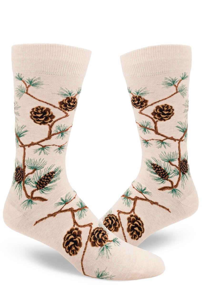 Pinecone Men's Crew Sock