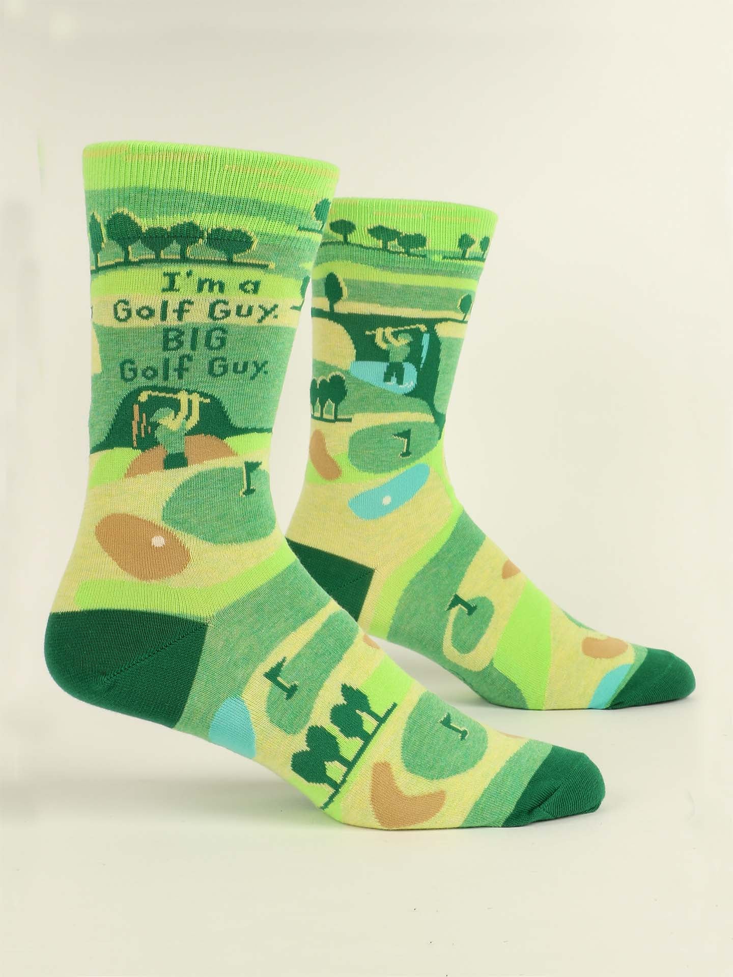 I'm a Golf Guy. Big Golf Guy. Men's Crew Socks
