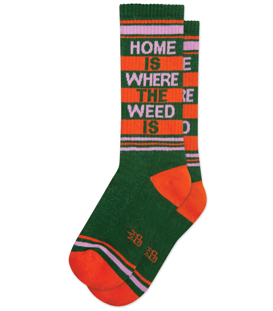 Home Is Where The Weed Is Unisex Crew Socks