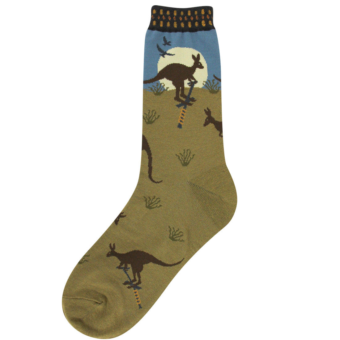 "Hop To It, Kangaroos Women's Crew Socks"