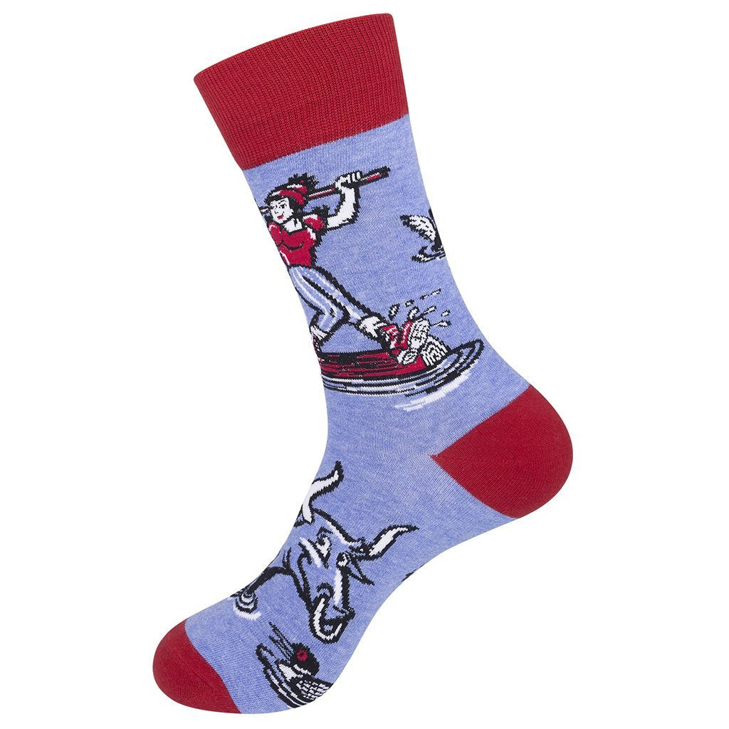 "Paul Bunyan, Babe and Lucette Unisex Crew Socks"