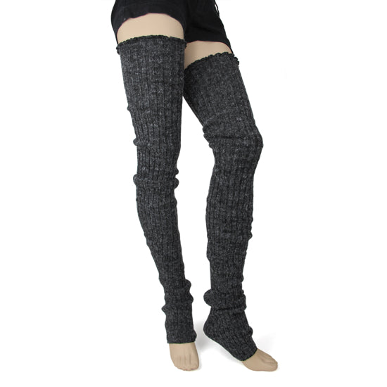 "39"" (Charcoal) Super long Leg Warmers"
