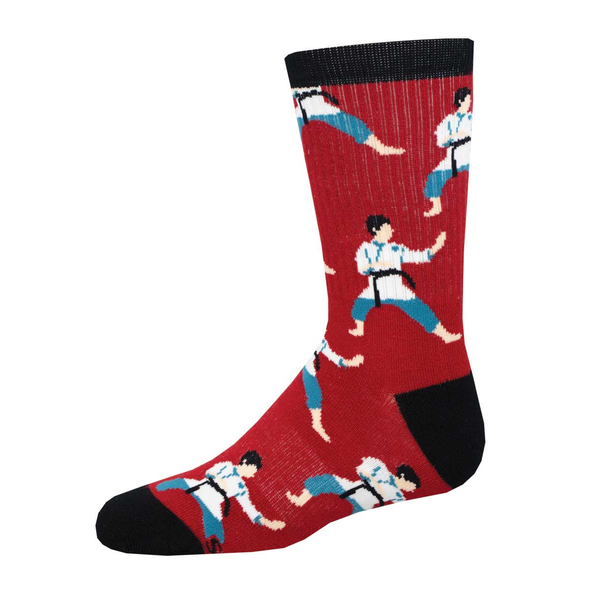 "Martial Arts, Karate Kids' Athletic Crew Socks (Age 7-10)"