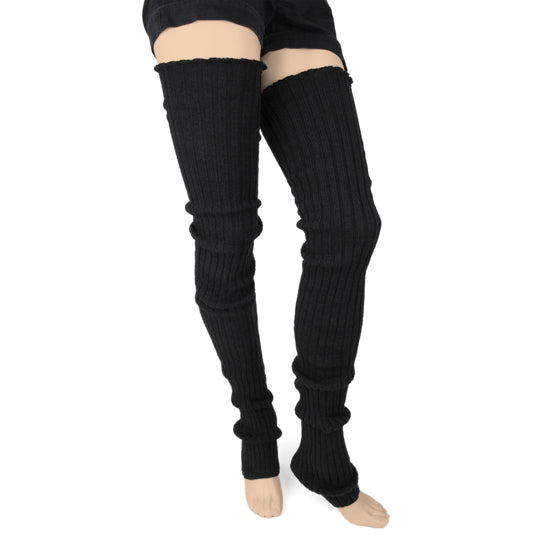 "39"" (Black) Super long Leg Warmers"
