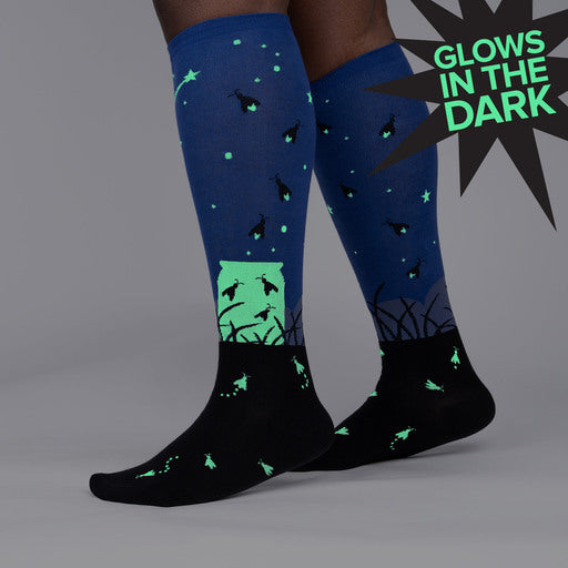 Nightlight Fireflies Stretch-It Unisex Knee Highs