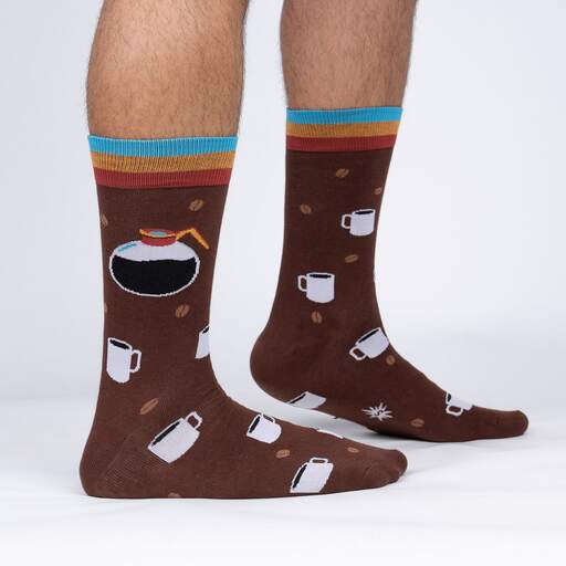 Pot Head (Coffee) Men's Crew Socks