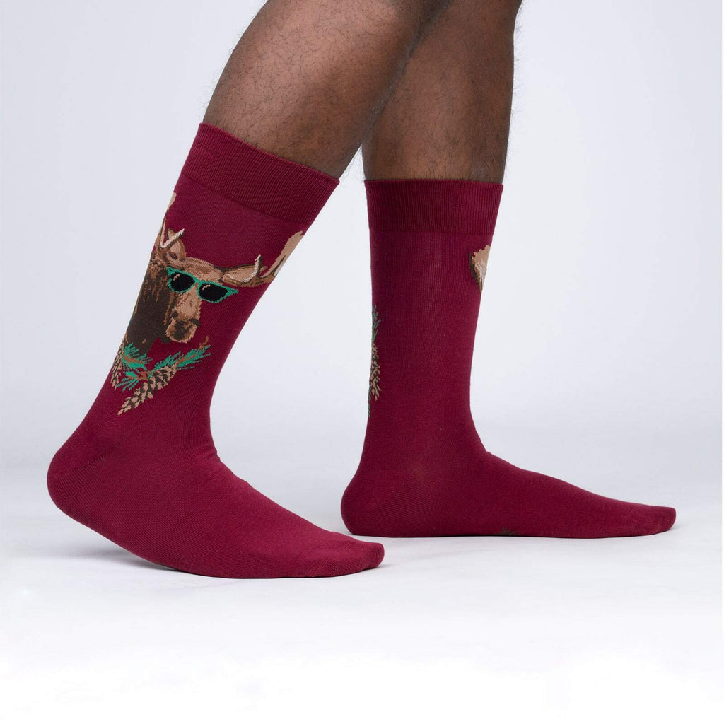 Chill Moose Men's Crew Socks