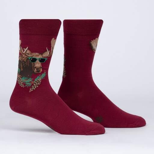 Chill Moose Men's Crew Socks