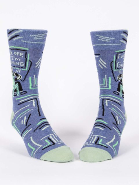"F*ck Off, I'm Gaming Men's Crew Socks"