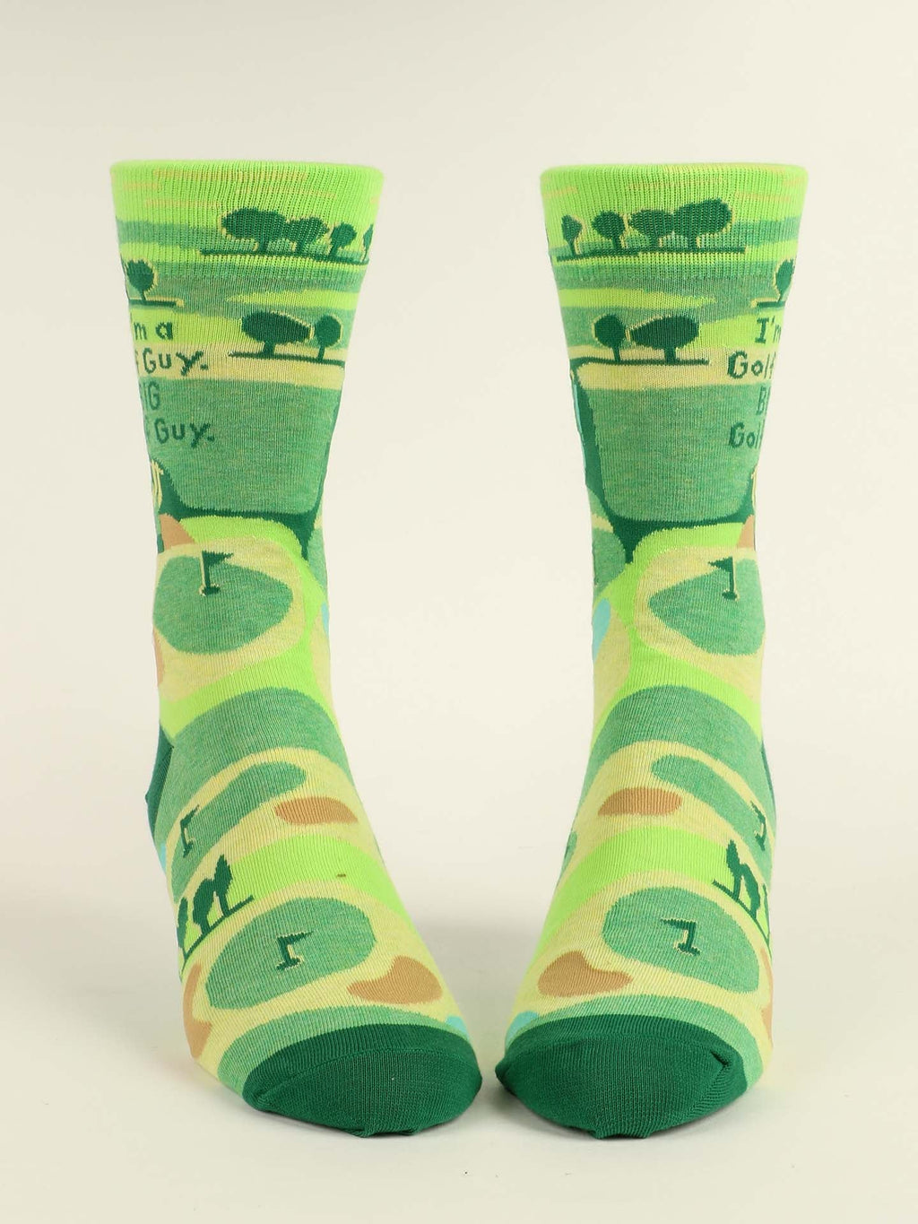 I'm a Golf Guy. Big Golf Guy.  Men's Crew Socks