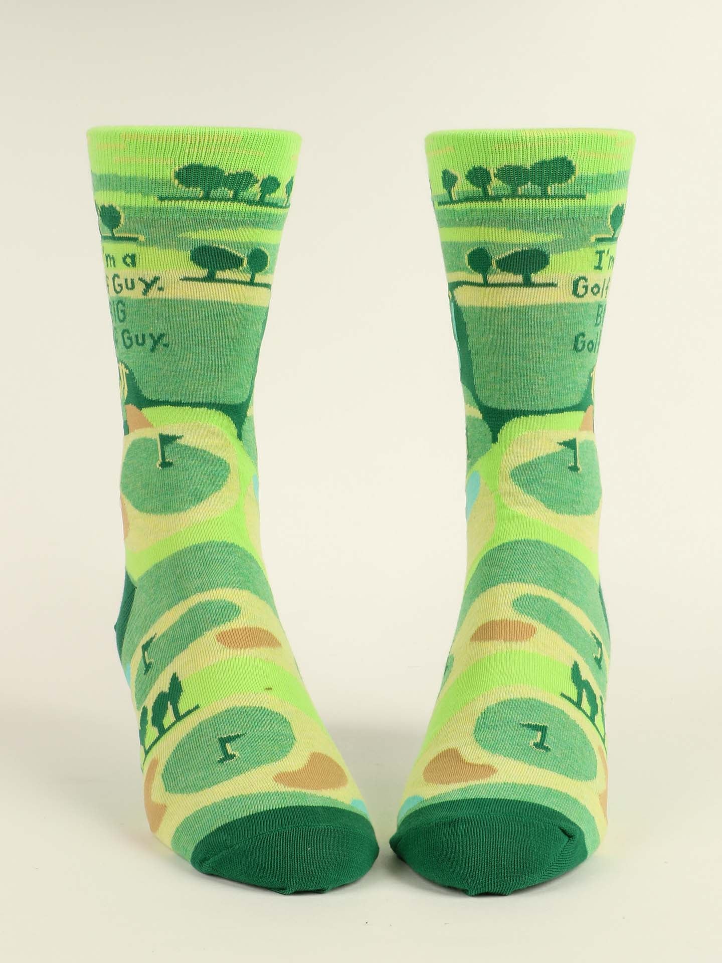 I'm a Golf Guy. Big Golf Guy.  Men's Crew Socks