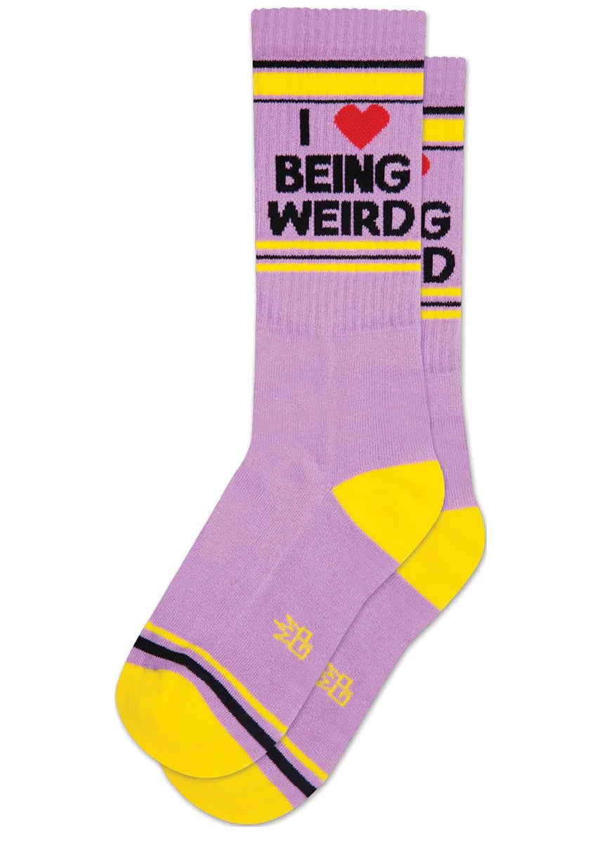 I ?? Being Weird Unisex Crew Socks