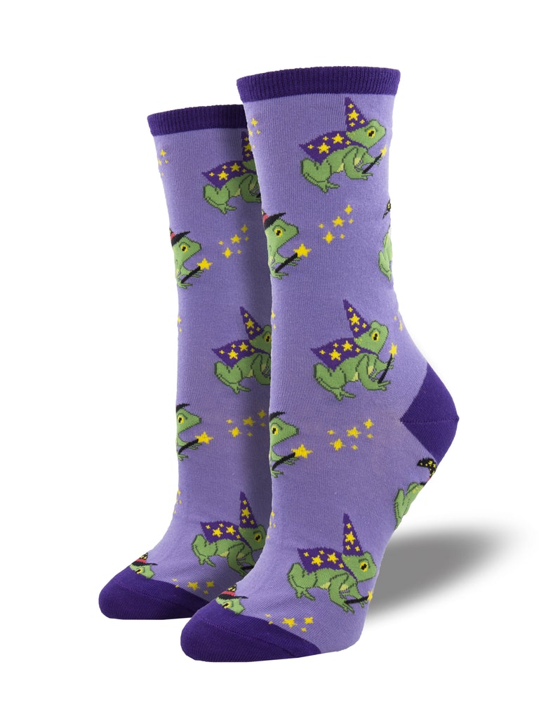 Freaky Frogs (Purple) Women¡¯s Crew Socks