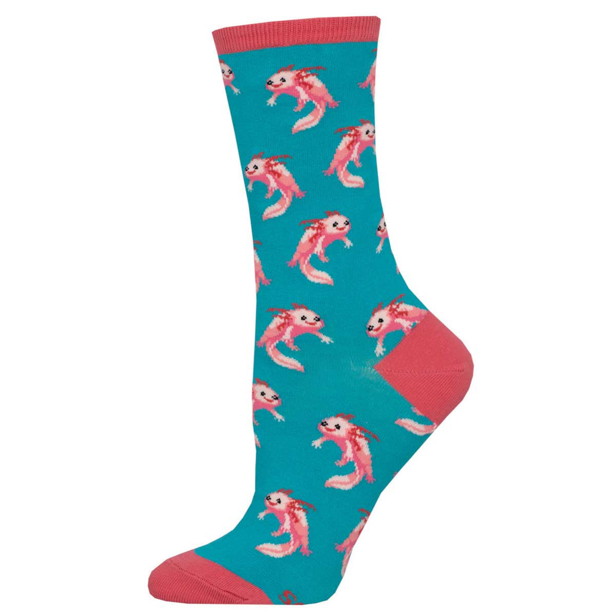 Axolotls (Teal) Women¡¯s Crew Socks